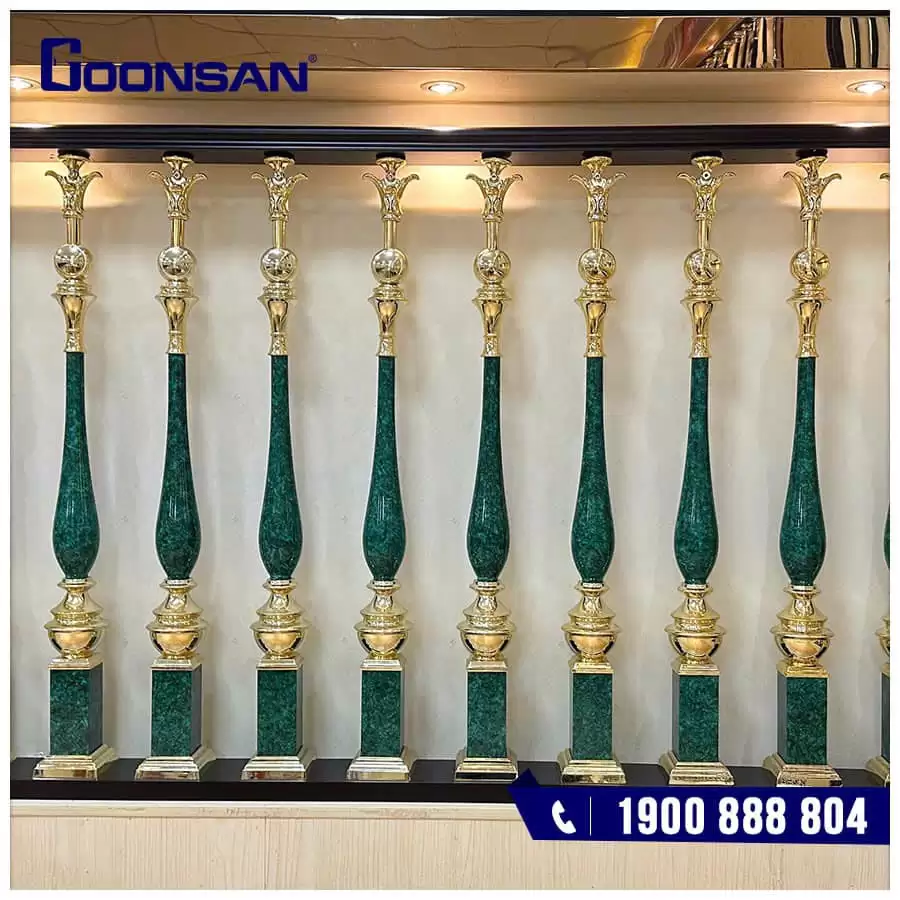 lan can cầu thang nhôm